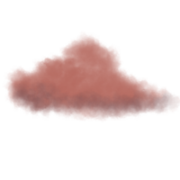 Simple white cloud png