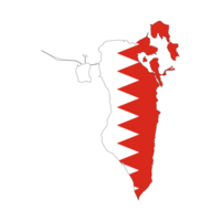 bahrain flagga Karta png