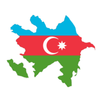 azerbaijan flagga Karta png
