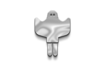 fantasma prata ícone png