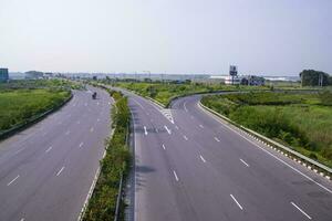 dividir Autopista la carretera en bhanga intercambio de Bangladesh foto