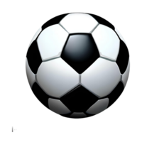 Soccer ball isolated Soccer ball on transparent background AI Generated png