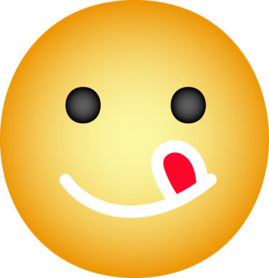 Hand Drawn Yummy Emoji Facial Expression 25222975 PNG