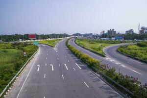 Divide Expressway road  in Bhanga Interexchange of Bangladesh photo