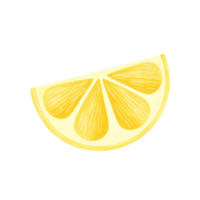 Juicy half lemon png