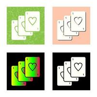 Unique Deck of Cards Vector Icon