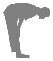 Ruku, Bowing down is an essential pillar of prayer, a part of prayers, the head is bowed and the knees are bowed with both hands, which is one of the essential parts of the prayers in Islam or Moslem. png
