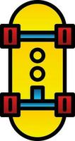 Skateboard Vector Icon Design