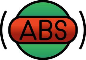 diseño de icono de vector abs