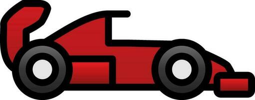 Racing car Vector Icon Design