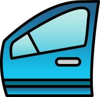 Car door Vector Icon Design