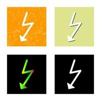 Unique Flash Vector Icon