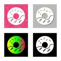 Cream Doughnut Vector Icon