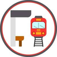 diseño de icono de vector de metro