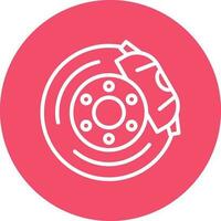 Brake disc Vector Icon Design