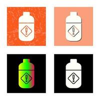 Pesticide Bottle Vector Icon