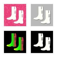 Gardening Boots Vector Icon