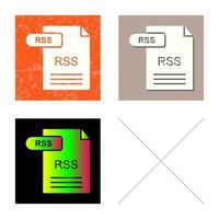 icono de vector de rss