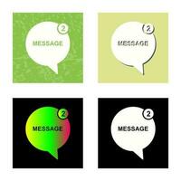 Message Bubbles Vector Icon