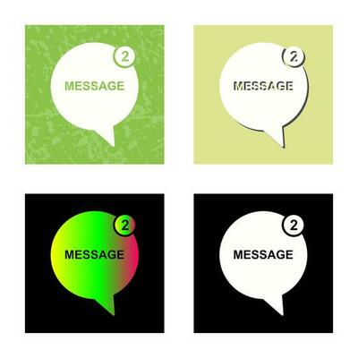 Message Bubbles Vector Icon