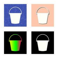 Water Bucket Vector Icon