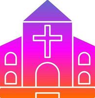 diseño de icono de vector de iglesia