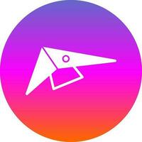 Hang gliding Vector Icon Design