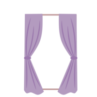 linda ventana cortina png