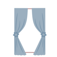 linda ventana cortina png