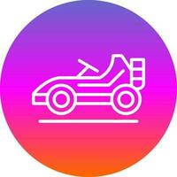 Go kart Vector Icon Design