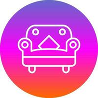 Sofa Vector Icon Design
