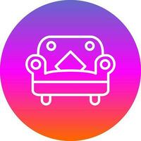 Sofa Vector Icon Design