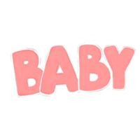 Neu geboren Baby Mädchen Ankündigung png