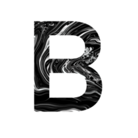 black marble texture letter png