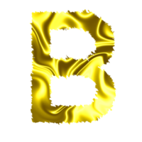 d'oro lettera B png