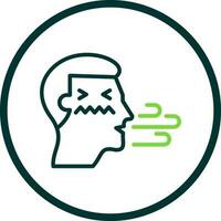 Bad breath Vector Icon Design