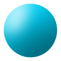 3d pelota azul png