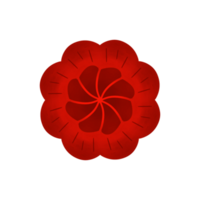 papercut leaves flower png