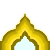 Gradient mosque cutout png