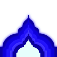 Gradient mosque cutout png