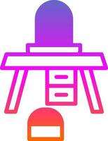 Dressing table Vector Icon Design