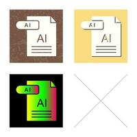 icono de vector de ai