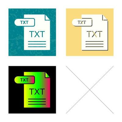 TXT Vector Icon