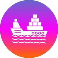 diseño de icono de vector de barco