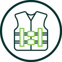 Life jacket Vector Icon Design