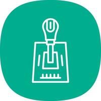 Gearshift Vector Icon Design