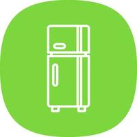 Fridge Vector Icon Design