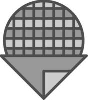 Stroopwafel Vector Icon Design