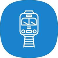 Tram Vector Icon Design