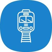 Tram Vector Icon Design